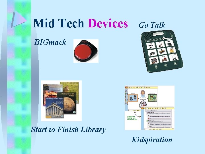 Mid Tech Devices Go Talk BIGmack Start to Finish Library Kidspiration Mid Tech Devices Go Talk BIGmack Start to Finish Library Kidspiration