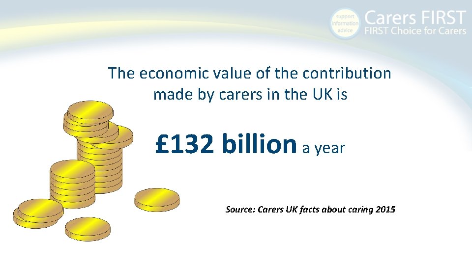 The economic value of the contribution made by carers in the UK is £