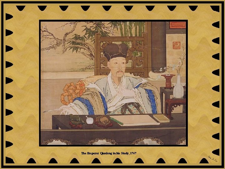The Emperor Qianlong in his Study, 1767 