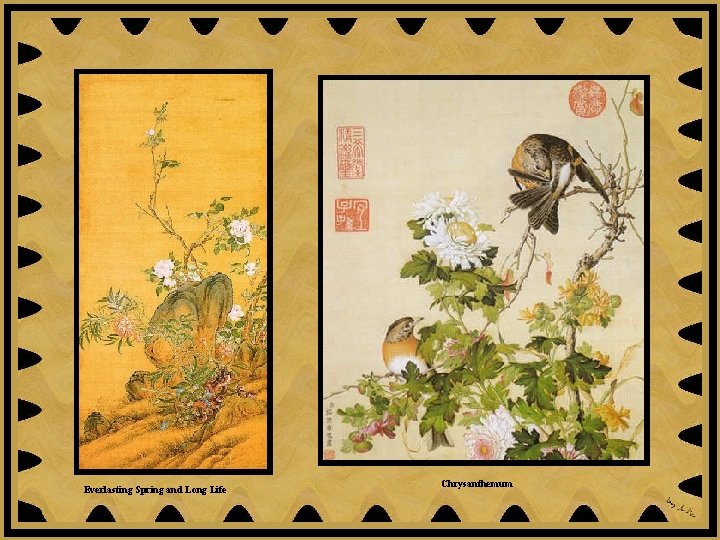 Everlasting Spring and Long Life Chrysanthemum 