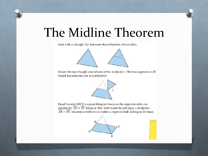 The Midline Theorem 