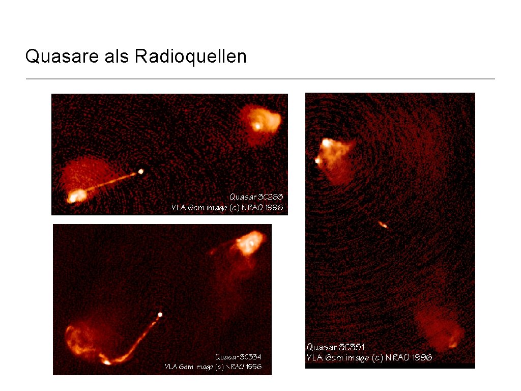 Quasare als Radioquellen 