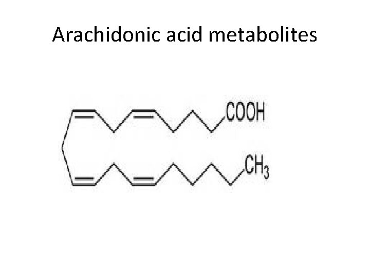 Arachidonic acid metabolites 