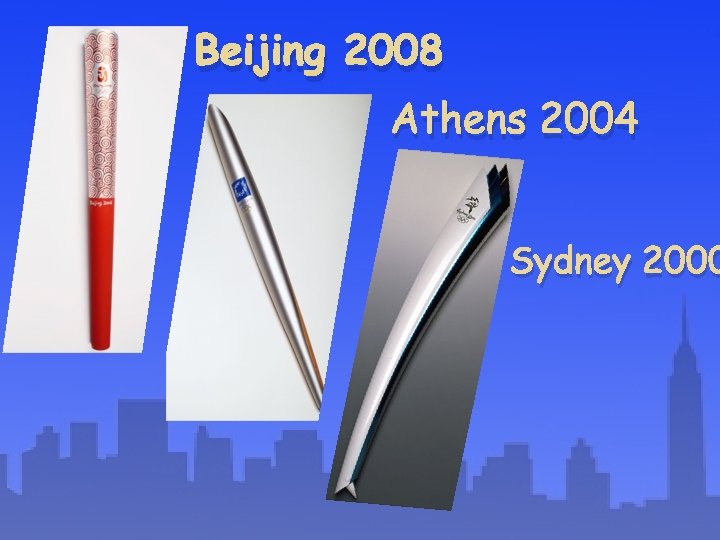 Beijing 2008 Athens 2004 Sydney 2000 