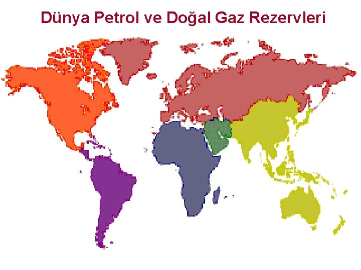 Dünya Petrol ve Doğal Gaz Rezervleri %39 %65 %9 %36 %5 %5 50 7