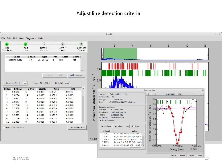 Adjust line detection criteria 2/27/2021 15 