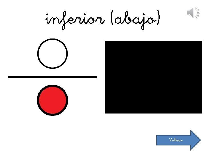 inferior (abajo) Volver 