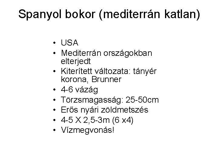 Spanyol bokor (mediterrán katlan) • USA • Mediterrán országokban elterjedt • Kiterített változata: tányér