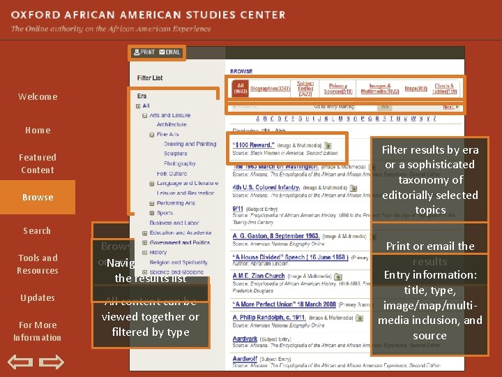 Welcome Home Filter results by era or a sophisticated taxonomy of editorially selected topics Welcome Home Filter results by era or a sophisticated taxonomy of editorially selected topics