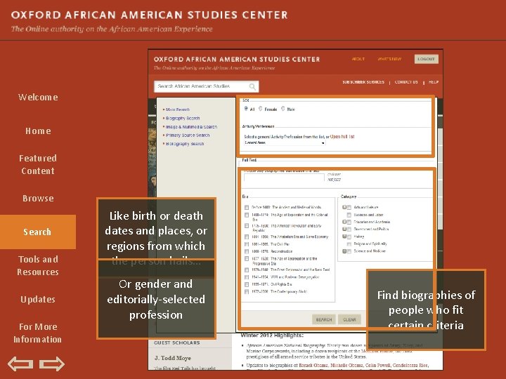 Welcome Home Featured Content Browse Search Tools and Resources Updates For More Information Like Welcome Home Featured Content Browse Search Tools and Resources Updates For More Information Like
