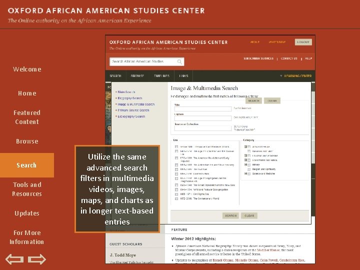 Welcome Home Featured Content Browse Search Tools and Resources Updates For More Information Utilize Welcome Home Featured Content Browse Search Tools and Resources Updates For More Information Utilize