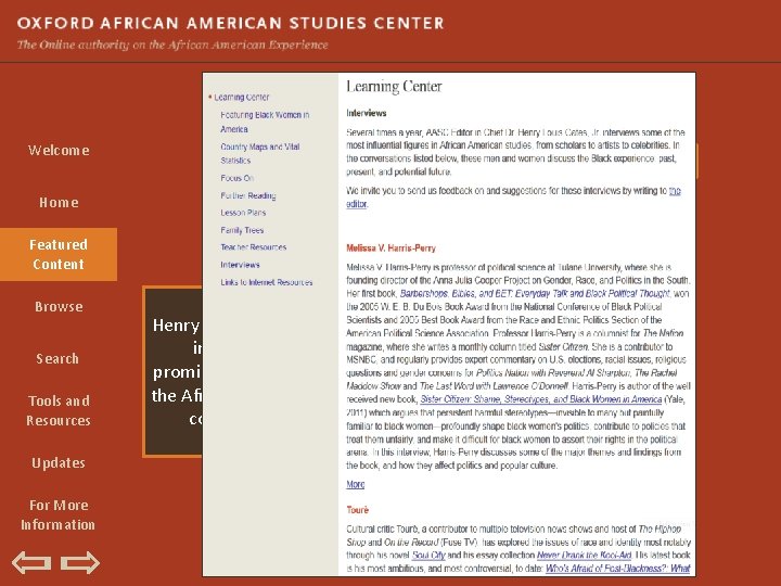 Welcome Home Featured Content Browse Search Tools and Resources Updates For More Information Henry Welcome Home Featured Content Browse Search Tools and Resources Updates For More Information Henry