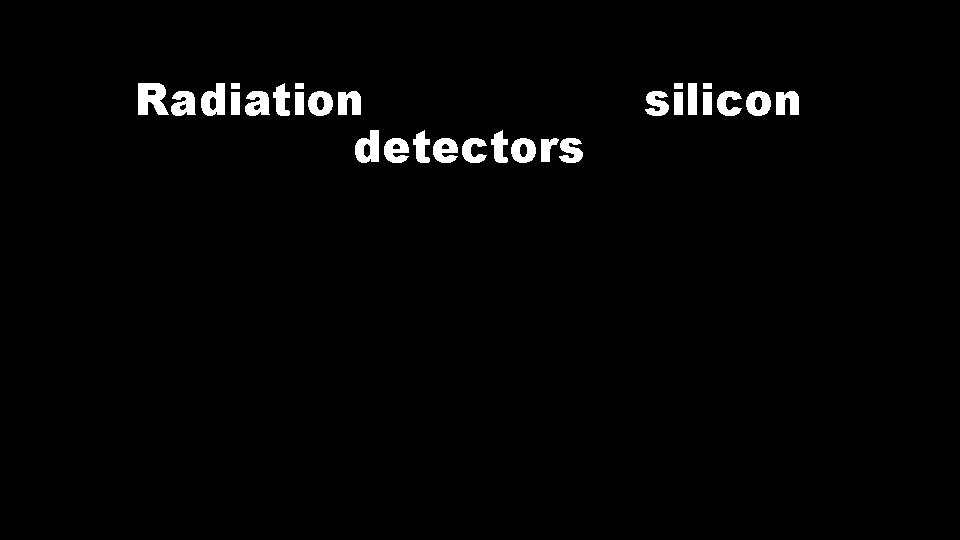 Radiation damage in silicon detectors 