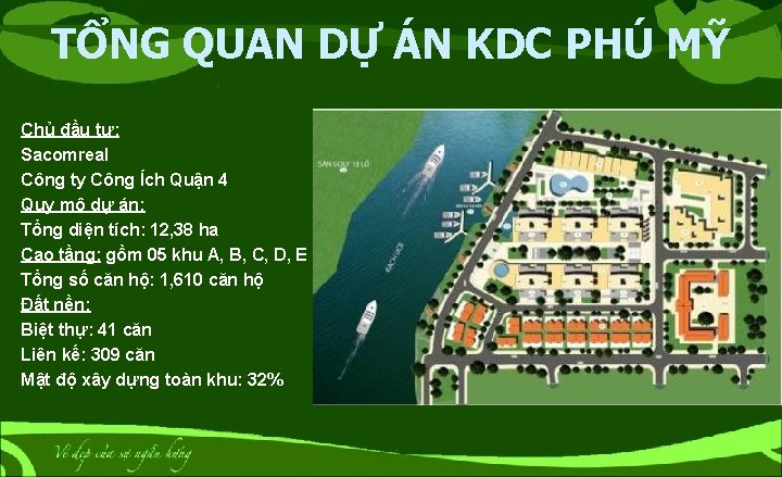 TỔNG QUAN DỰ ÁN KDC PHÚ MỸ Chủ đầu tư: Sacomreal Công ty Công