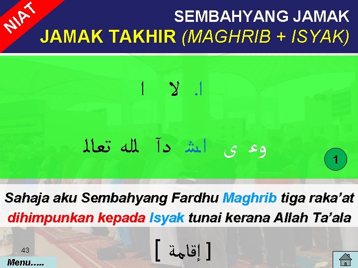 Isyak takhir maghrib solat jamak Solat Jamak