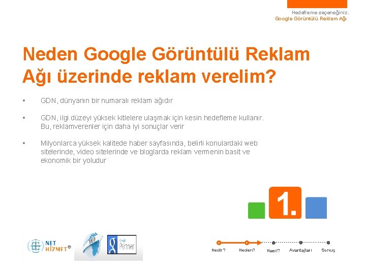 Hedefleme seçeneğiniz. Google Görüntülü Reklam Ağı Neden Google Görüntülü Reklam Ağı üzerinde reklam verelim?