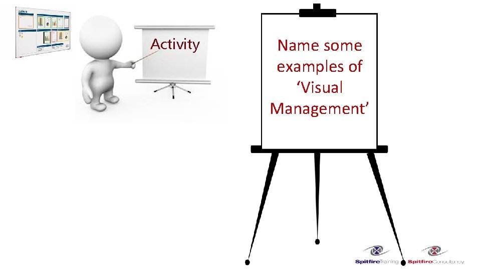 Activity Name some examples of ‘Visual Management’ 