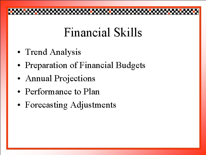 Click to. Financial edit Master title style Skills • • • Trendto Click Analysis