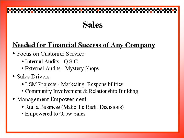 Click to edit Sales Master title style Needed Success Any Company • Clickforto. Financial