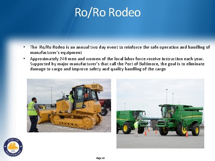 Ro/Ro Rodeo • • The Ro/Ro Rodeo is an annual two day event to Ro/Ro Rodeo • • The Ro/Ro Rodeo is an annual two day event to