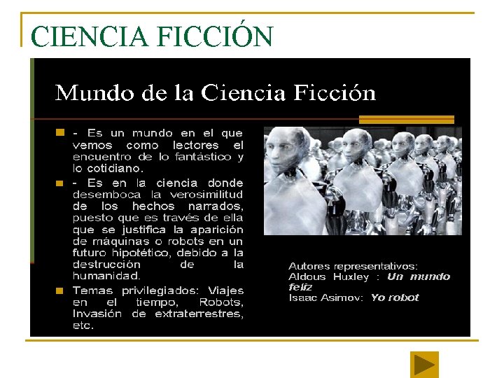 CIENCIA FICCIÓN 