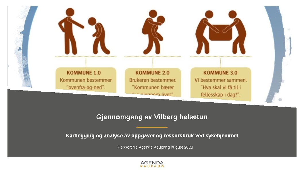 Gjennomgang av Vilberg helsetun Kartlegging og analyse av oppgaver og ressursbruk ved sykehjemmet Rapport