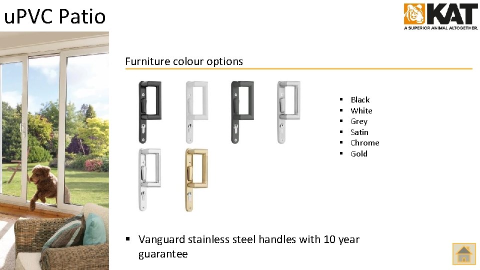 u. PVC Patio Furniture colour options § § § Black White Grey Satin Chrome