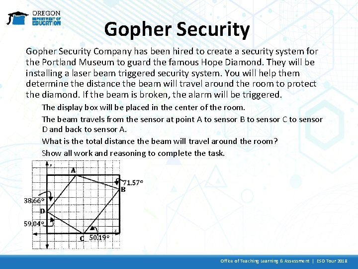 Gopher Security Company has been hired to create a security system for the Portland
