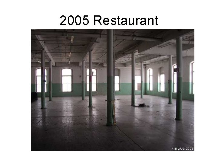 2005 Restaurant 