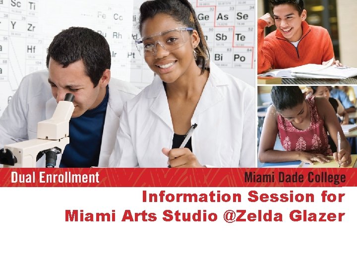 Information Session for Miami Arts Studio @Zelda Glazer 