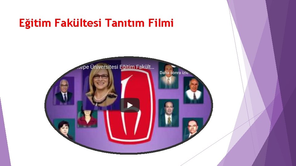 Eğitim Fakültesi Tanıtım Filmi 