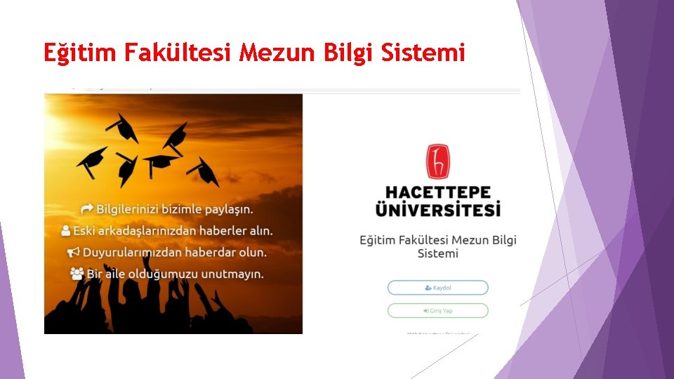 Eğitim Fakültesi Mezun Bilgi Sistemi 