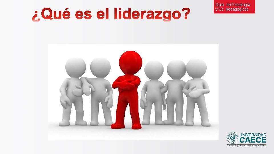 Dpto. de Psicología y Cs. pedagógicas 