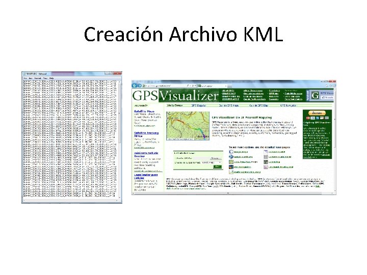 Creación Archivo KML 
