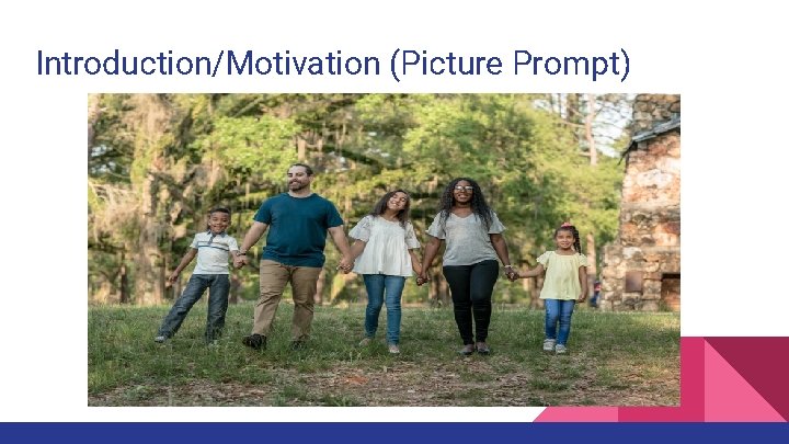 Introduction/Motivation (Picture Prompt) Introduction/Motivation (Picture Prompt)