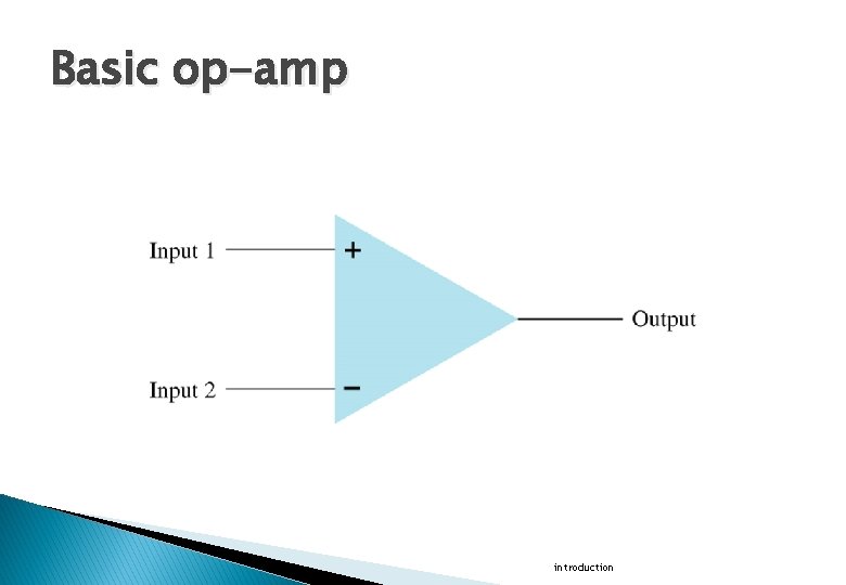 Basic op-amp introduction 