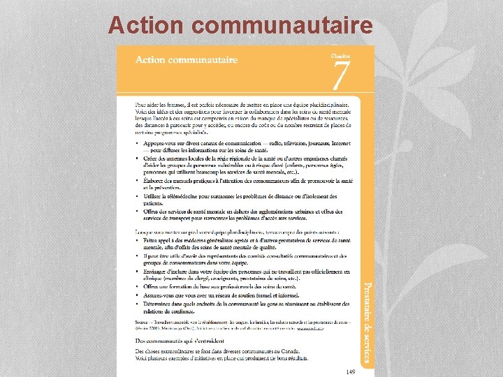 Action communautaire 