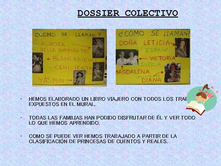 DOSSIER COLECTIVO • HEMOS ELABORADO UN LIBRO VIAJERO CON TODOS LOS TRABAJOS EXPUESTOS EN DOSSIER COLECTIVO • HEMOS ELABORADO UN LIBRO VIAJERO CON TODOS LOS TRABAJOS EXPUESTOS EN