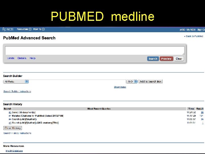 PUBMED medline 