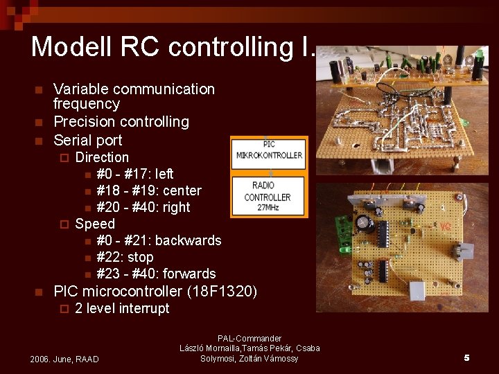 PAL COMMANDER Mobile Robot Navigation Using Omnidirectional Vision