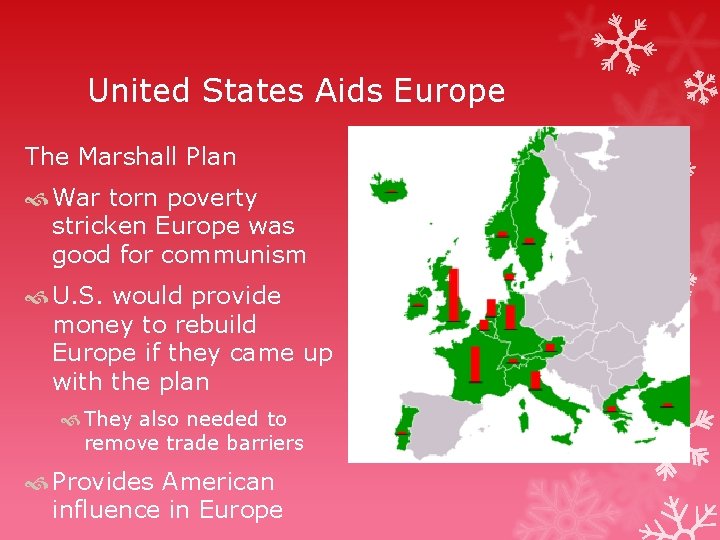 United States Aids Europe The Marshall Plan War torn poverty stricken Europe was good