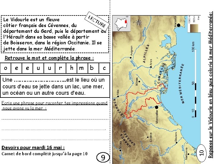 Retrouve le mot et complète la phrase : o e e u u r