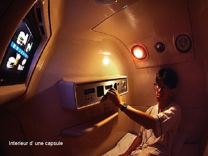 Interieur d’ une capsule 