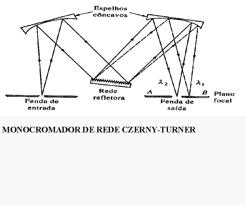 MONOCROMADOR DE REDE CZERNY-TURNER 