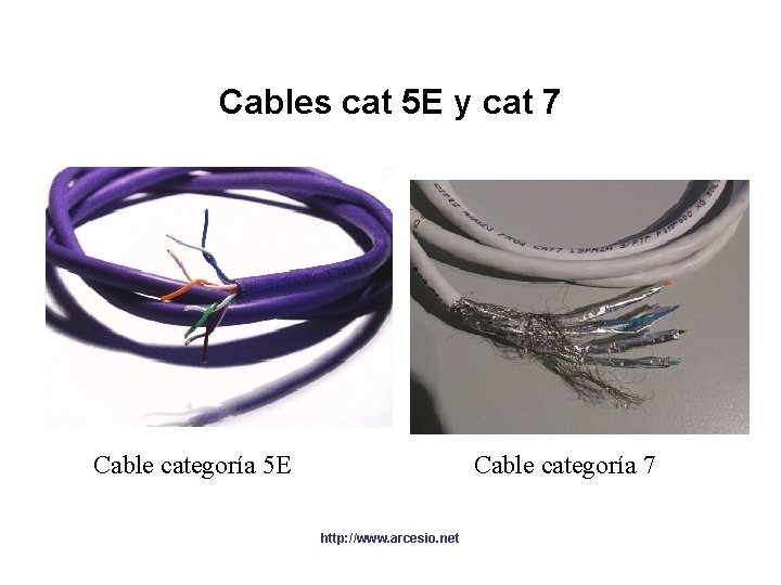 Cables cat 5 E y cat 7 Cable categoría 5 E Cable categoría 7