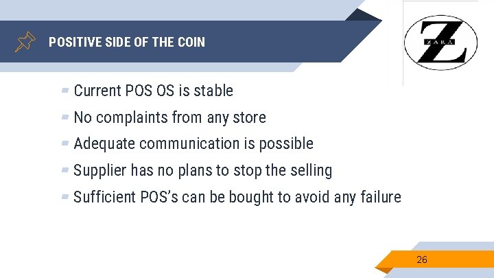 POSITIVE SIDE OF THE COIN ▰ Current POS OS is stable ▰ No complaints POSITIVE SIDE OF THE COIN ▰ Current POS OS is stable ▰ No complaints