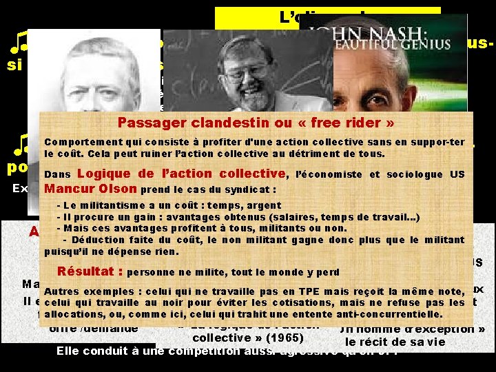 L’oligopole ♫ En théorie, l’oligopole induit une concurrence aus si intense qu’en situation atomistique