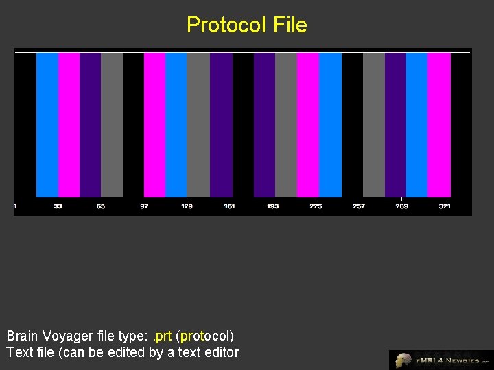 Protocol File Brain Voyager file type: . prt (protocol) Text file (can be edited