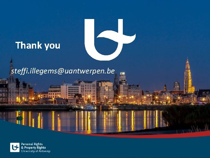 Thank you steffi. illegems@uantwerpen. be Thank you steffi. illegems@uantwerpen. be