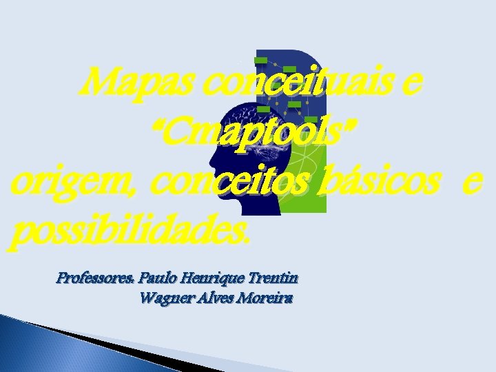 Mapas conceituais e “Cmaptools” origem, conceitos básicos e possibilidades. Professores: Paulo Henrique Trentin Wagner